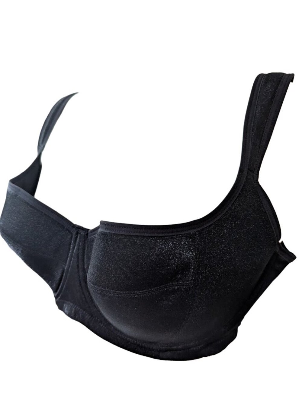 NWT HSIA Starry Night Lightly Lined Padded Balconette Bra in Black - Picture 4 of 11